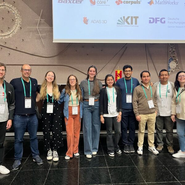 Eight researchers from the BSiCoS group, in the Computing in Cardiology Congress