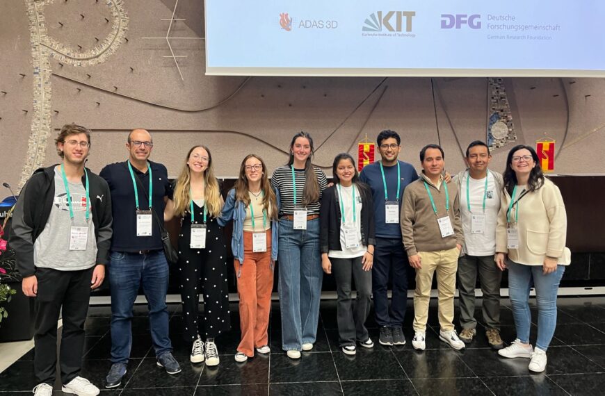 Eight researchers from the BSiCoS group, in the Computing in Cardiology Congress